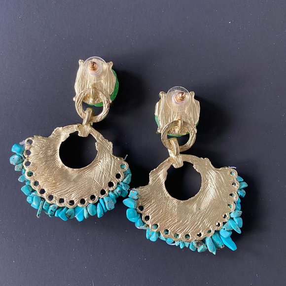 Turquoise Earrings - Picture 2 of 3